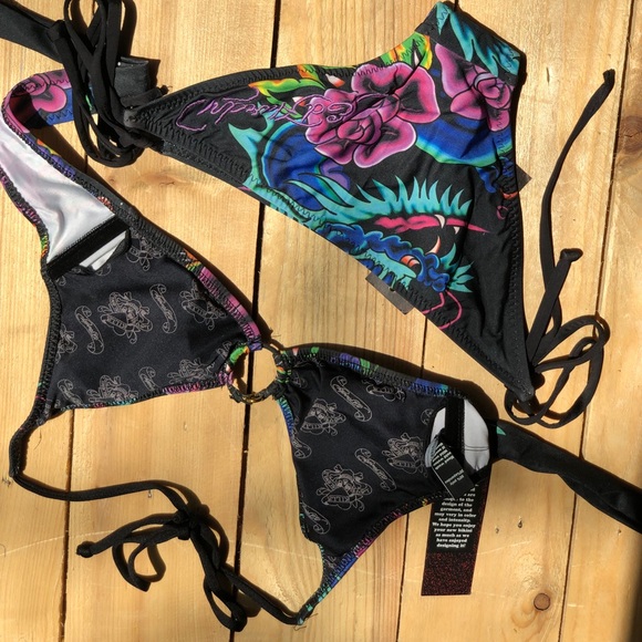 Vintage Ed Hardy Bikini - Picture 4 of 6